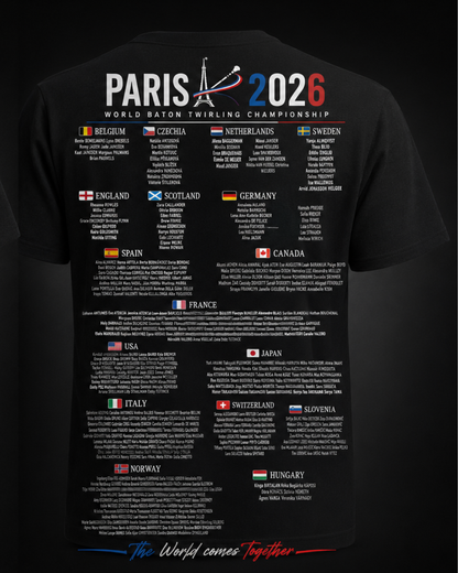 TEE SHIRT MONDIAL PARIS 2026