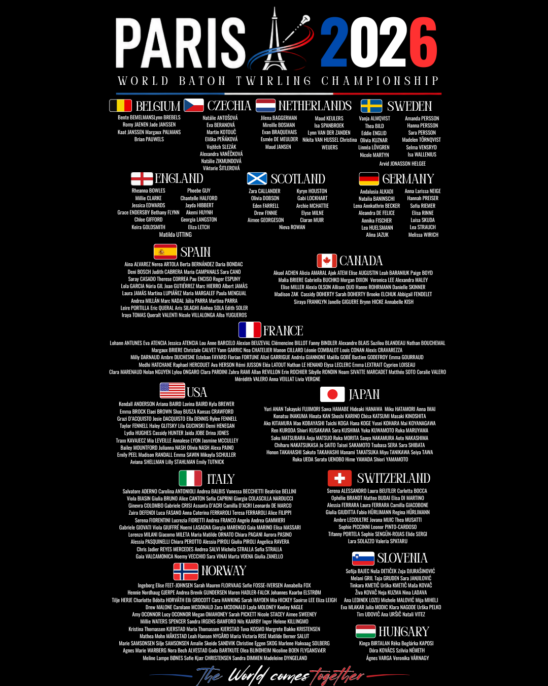 TEE SHIRT MONDIAL PARIS 2026