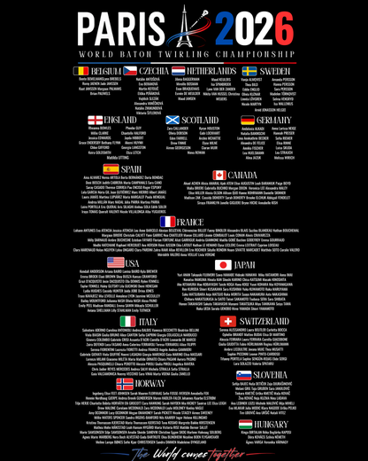 TEE SHIRT MONDIAL PARIS 2026