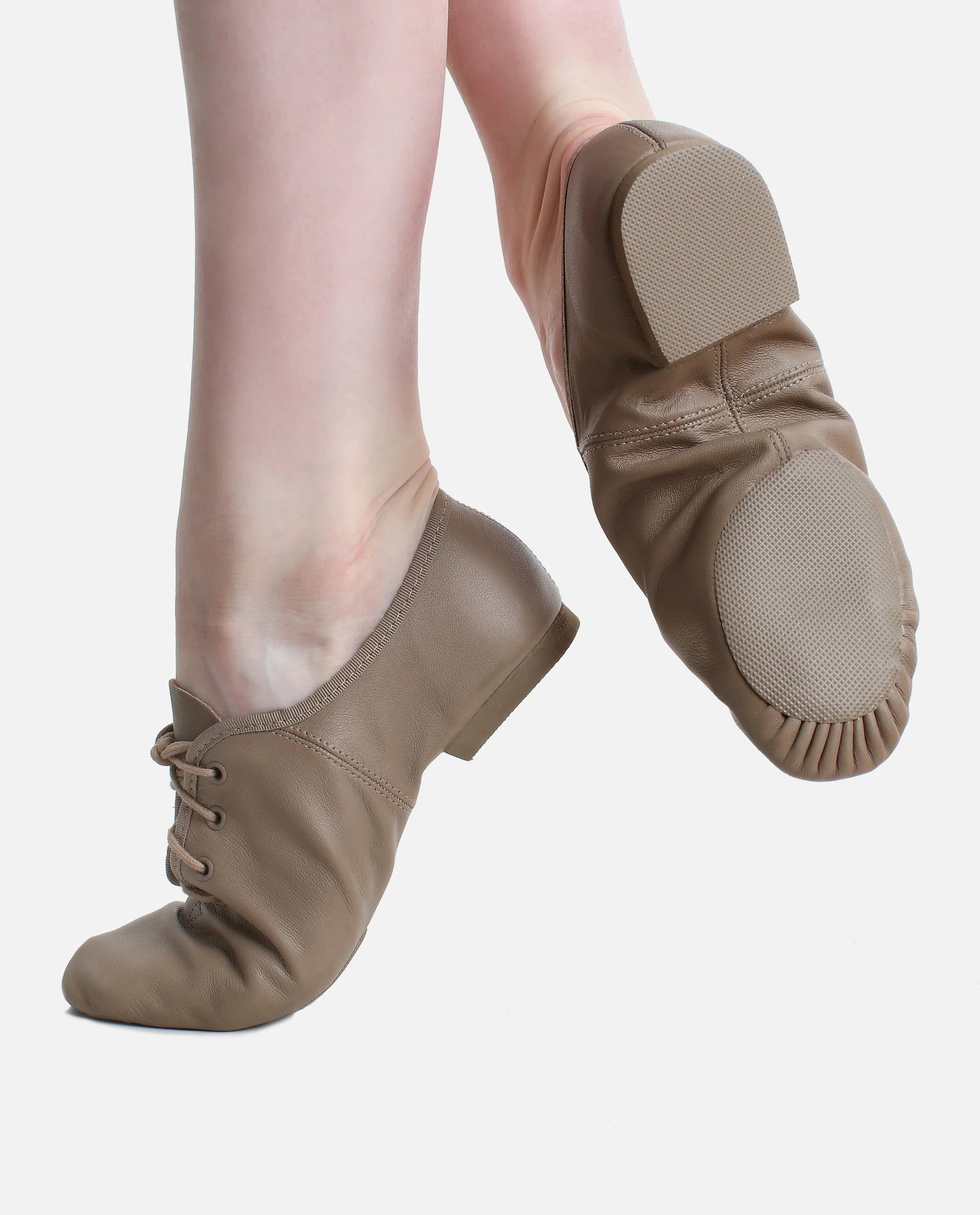 CHAUSSONS DE TWIRLING BEIGES "Équipe de France"