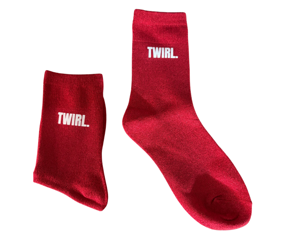 CHAUSSETTES À PAILLETTES TWIRL.