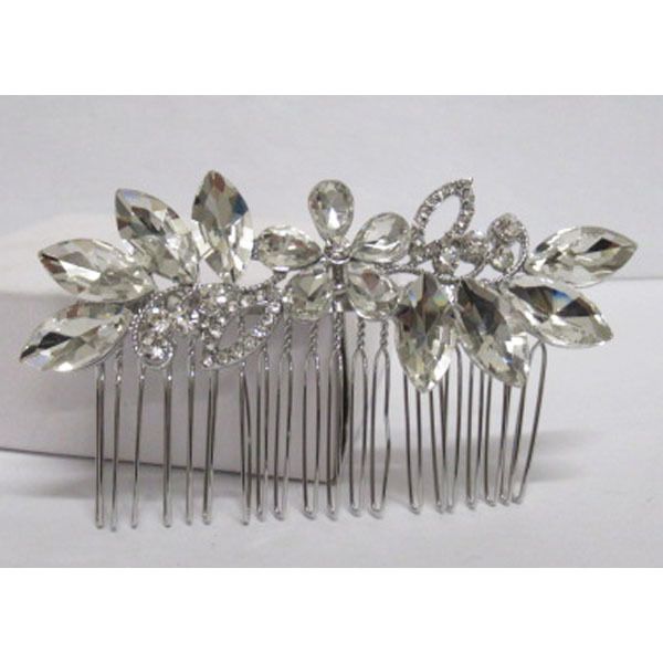 Bijou de tête "Crystal Flowers"