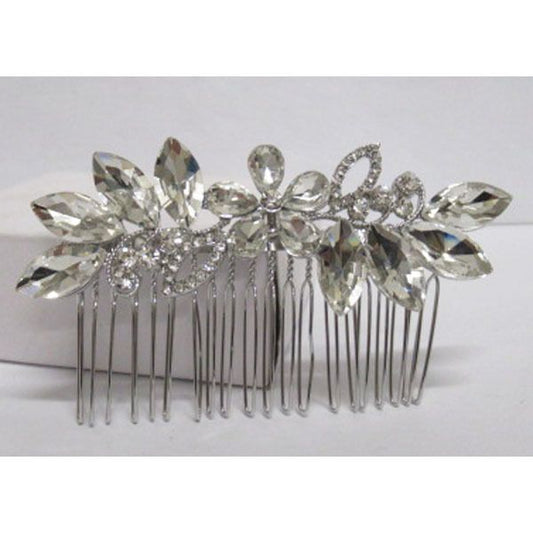 Bijou de tête "Crystal Flowers"