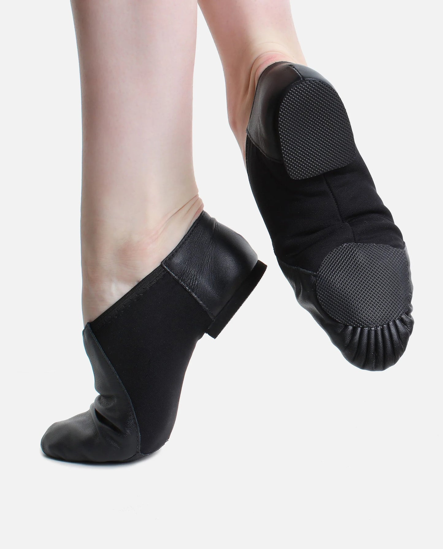 CHAUSSONS DE TWIRLING NOIRS SANS LACETS