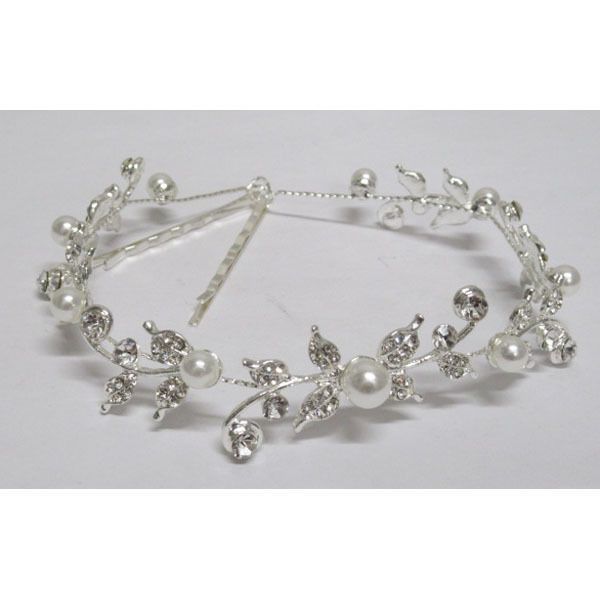 Bijou de tête "Pearl Flower"