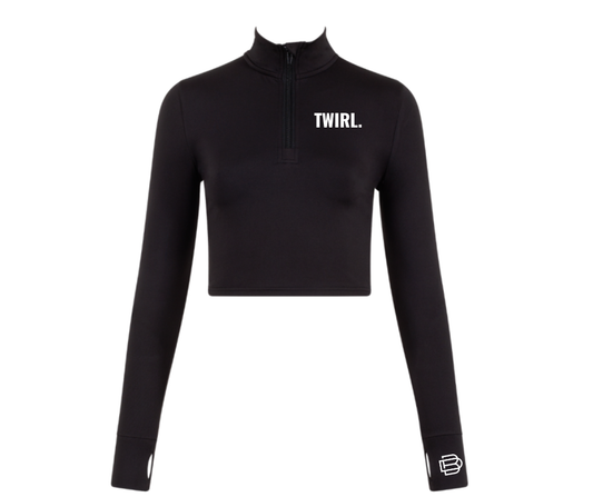 Haut Crop Top Zippé TWIRL.