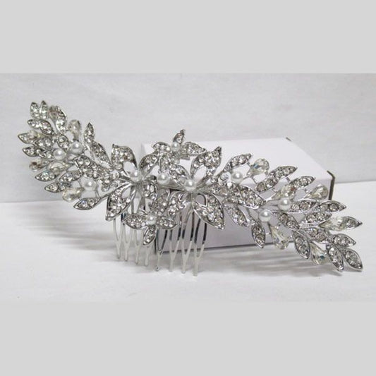 Bijou de tête "Pearl Flower" grand modèle