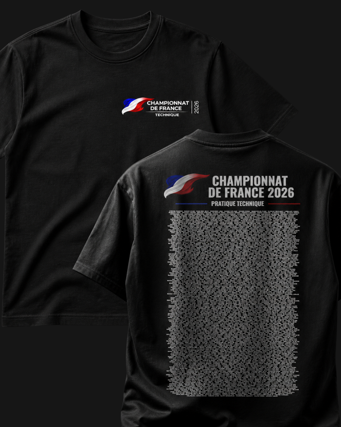 TEE SHIRT FRANCE - PRATIQUE TECHNIQUE