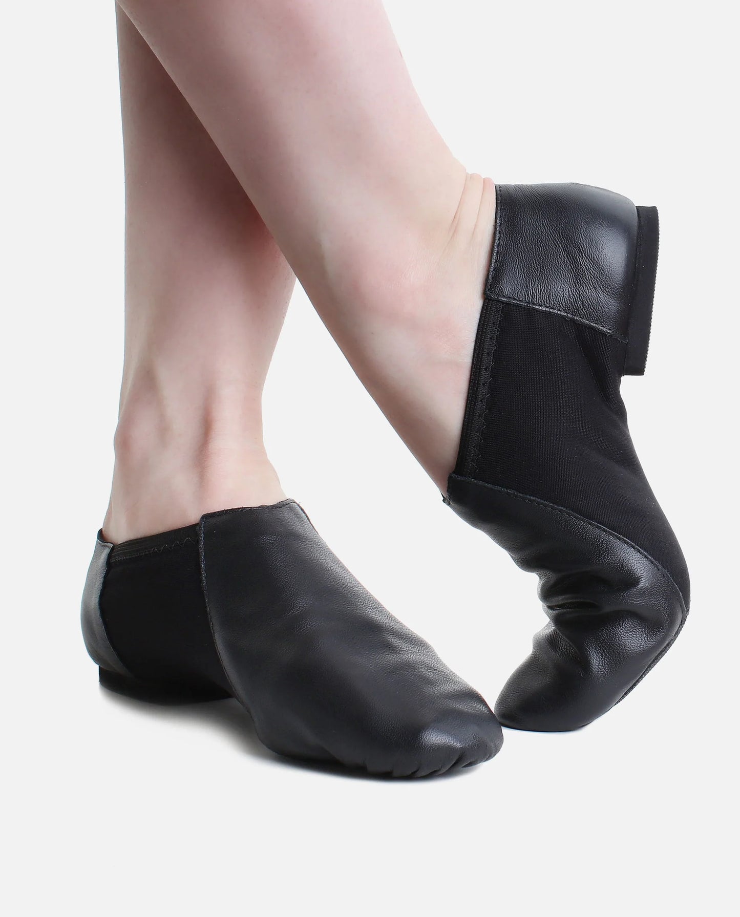 CHAUSSONS DE TWIRLING NOIRS SANS LACETS