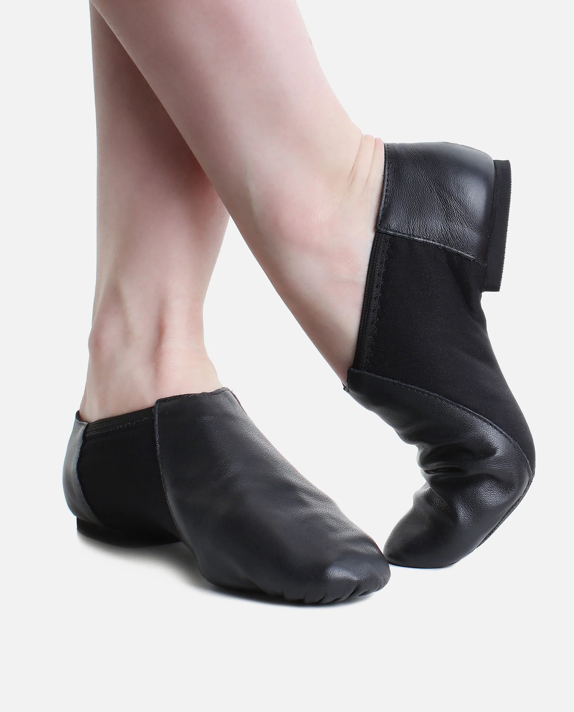 CHAUSSONS DE TWIRLING NOIRS SANS LACETS