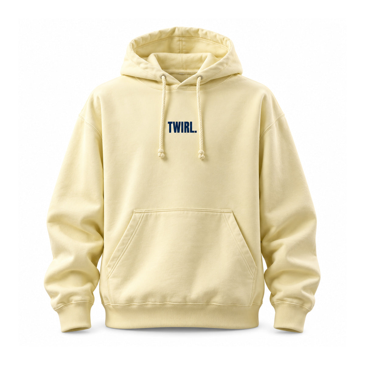 Sweat à capuche TWIRL. CANDY – Jaune pastel