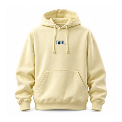 Sweat à capuche TWIRL. CANDY – Jaune pastel