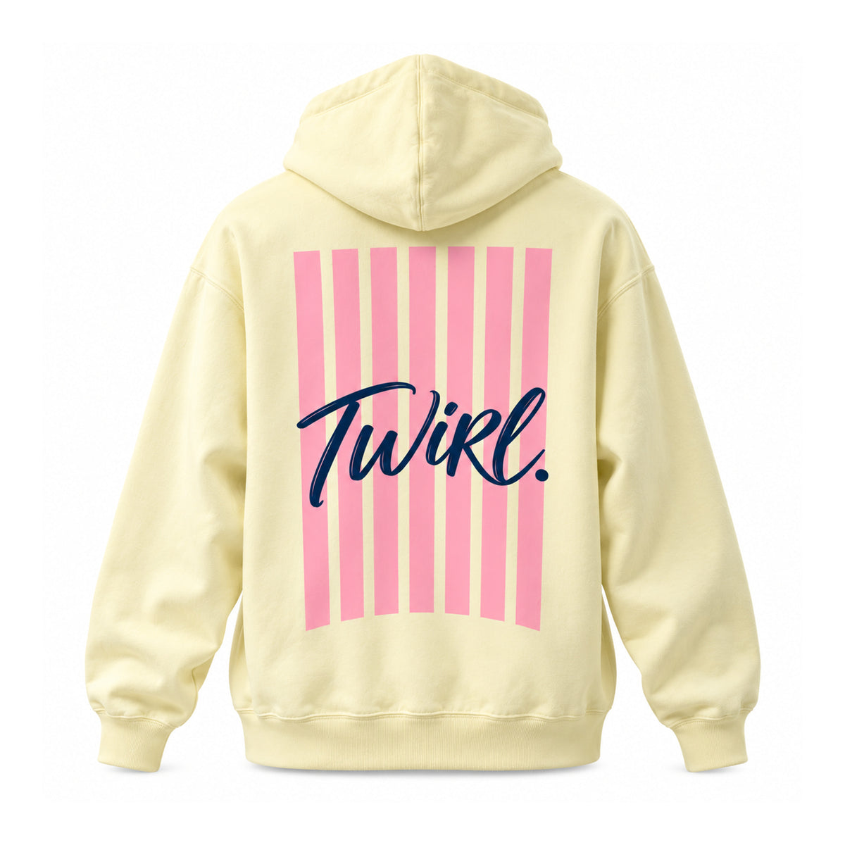 Sweat à capuche TWIRL. CANDY – Jaune pastel