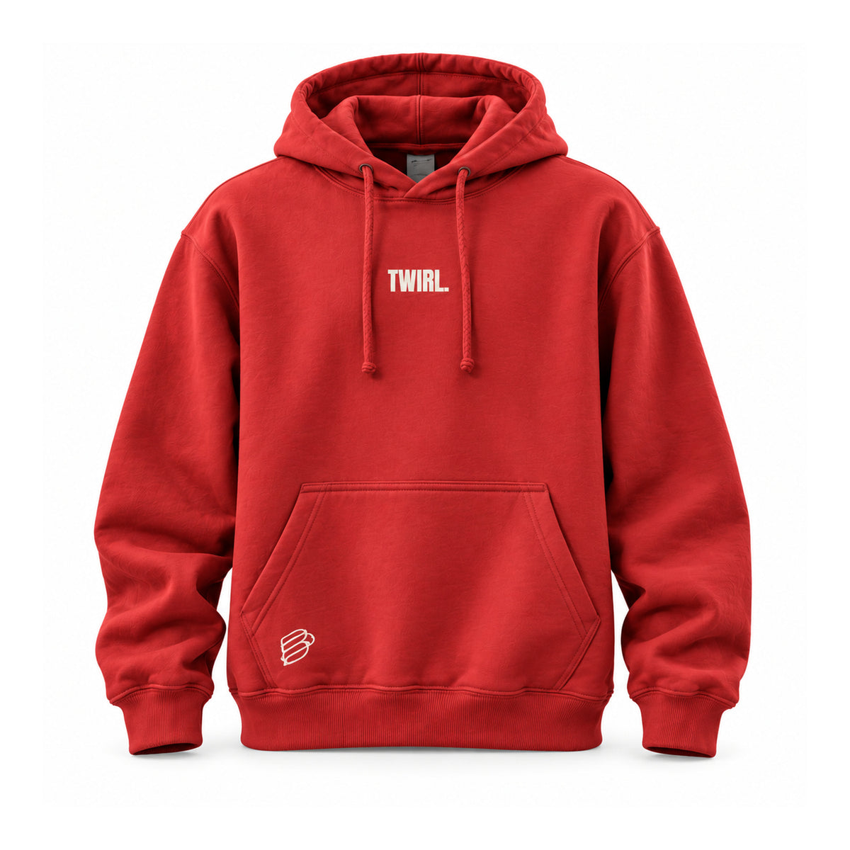 Sweat à capuche TWIRL. FEELINGS – Rouge