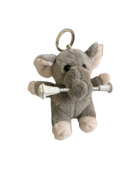 Peluche porteclés Baton Twirling JIMBO Eléphant
