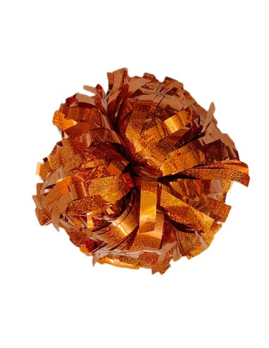 Pompon Cheerleading 6" – Holographique – Orange
