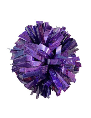 Pompon Cheerleading 6" – Holographique – Violet