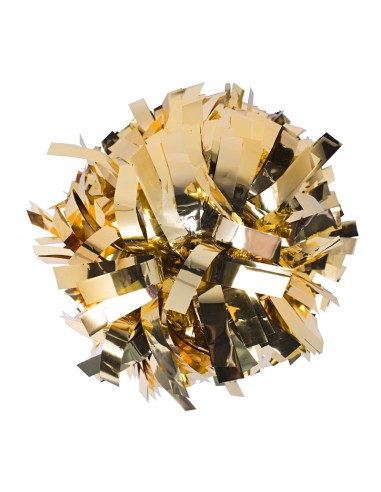 Pompon Cheerleading 6" – Métallique – Or