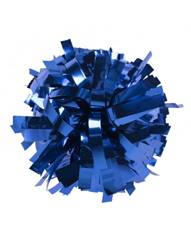Pompon Cheerleading 6" – Métallique – Royal Blue