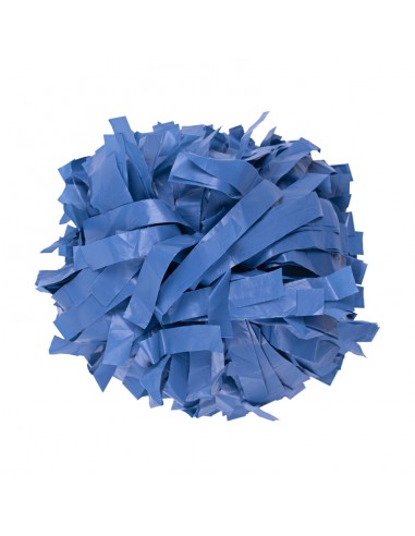 Pompon Cheerleading 6" – Plastique – Bleu Ciel